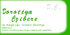 dorottya czibere business card